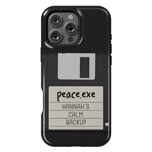 Personalized Emotional Backup Floppy Disk iPhone Case